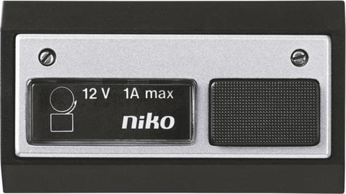 Niko NAC Bell Pusher - 05-540, Doe-het-zelf en Bouw, Elektriciteit en Kabels, Verzenden