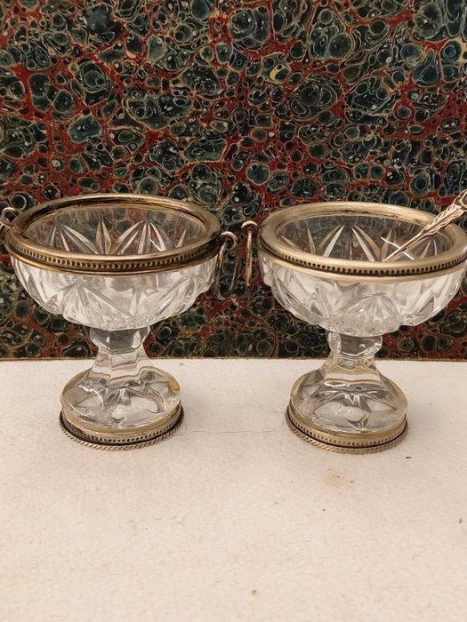 fr.lli Raddi Firenze - Salière et poivrière (4) - Argent 800, Antiquités & Art, Antiquités | Argent & Or