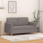 vidaXL Tweezitsbank 120 cm stof taupe, Huis en Inrichting, Zetels | Zetels, Verzenden, Nieuw