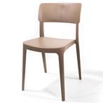 Stoel | WING | Sand | Kunststof | Outdoor | Stapelbaar |, Zakelijke goederen, Verzenden, Nieuw in verpakking