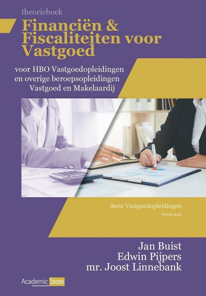 Financiën en Fiscaliteiten / Serie Vastgoed Opleidingen / 8, Livres, Livres scolaires, Envoi