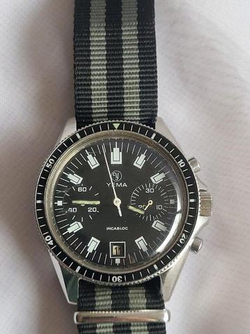 Yema - plongée cal7734 - Heren - 1970-1979, Nieuw