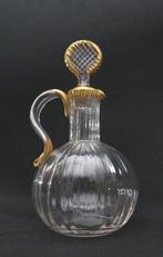 Daum - Carafe - Modèle Ducal - Cristal, Or - Avec, Antiquités & Art