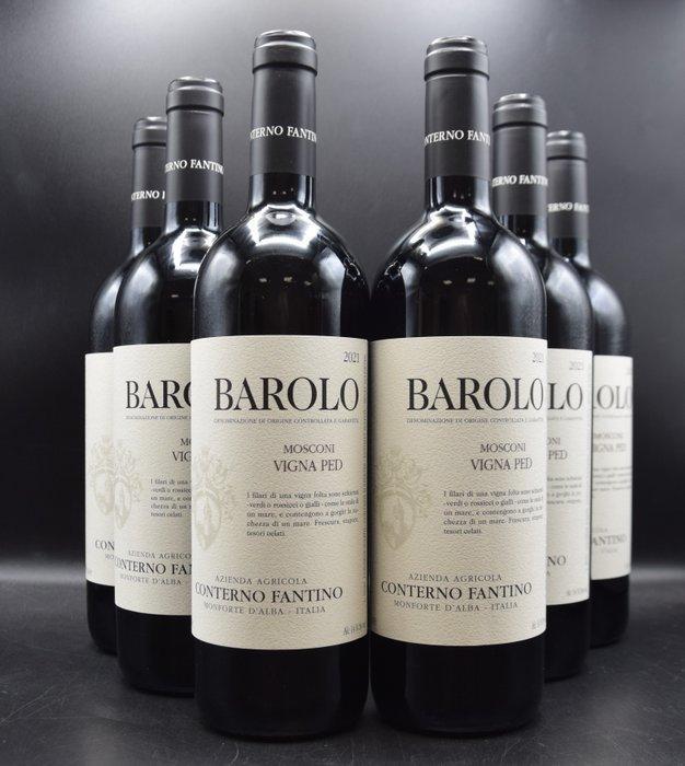 2021 Conterno Fantino, Mosconi - Vigna Ped - Barolo DOCG - 6, Verzamelen, Wijnen