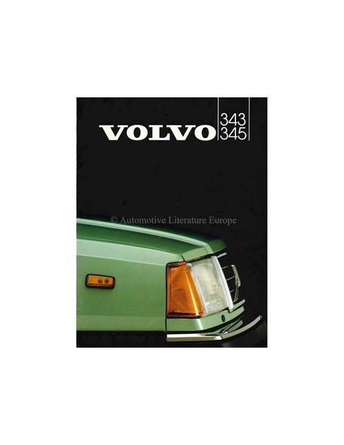 1982 VOLVO 343 / 345 BROCHURE NEDERLANDS, Livres, Autos | Brochures & Magazines, Enlèvement ou Envoi