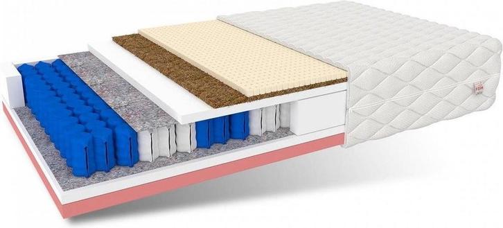 Matras 160x200 - pocketvering- 22cm - H4+H3 - 7 zones, Huis en Inrichting, Slaapkamer | Matrassen en Bedbodems, Nieuw, Ophalen of Verzenden