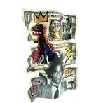 Mister Goo (1984) - Jean Michel Basquiat folded US Dollar