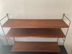 Wandrek - Teak - Drie liggers teakfineer