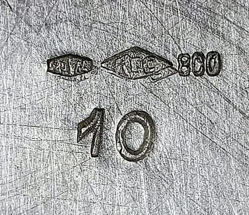 Art Deco - Service à café (4) - Argent 800, Antiek en Kunst, Antiek | Zilver en Goud