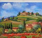 Bruno Chirici (1947) - A field of colorful flowers - Tuscany