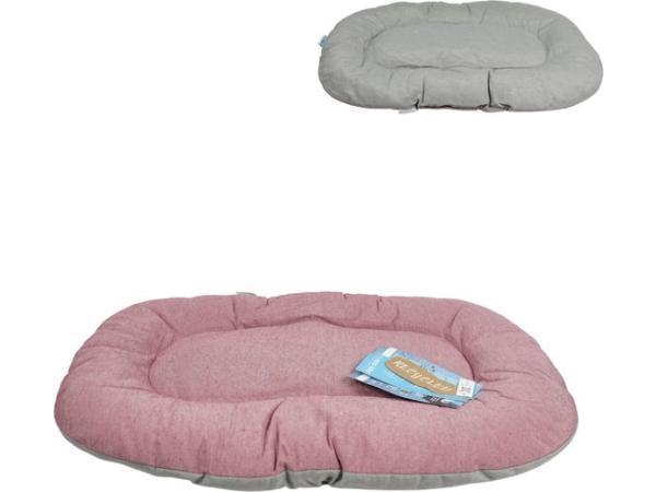 Veiling - LoveStory Dierenkussen 70x48cm - Roze/Grijs, Animaux & Accessoires, Accessoires pour chiens