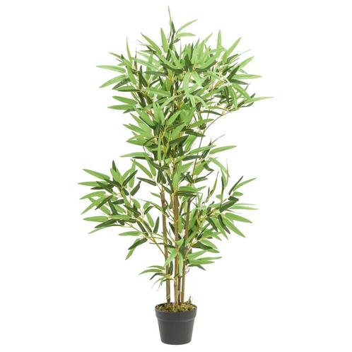 vidaXL Kunstplant bamboe 552 bladeren 120 cm groen, Huis en Inrichting, Woonaccessoires | Kunstplanten en Kunstbloemen, Nieuw