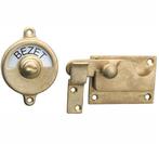 WC-overslag Elegant vlak messing antiek, Nieuw, Overige materialen, Klink of Kruk