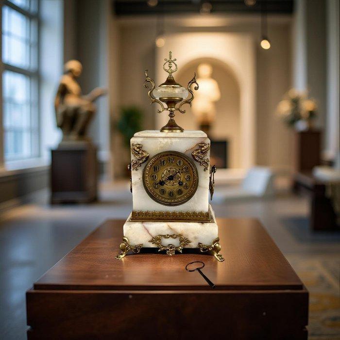 Pendule - Brons, Messing, Zinklegering - 1800-1850, Antiek en Kunst, Antiek | Klokken