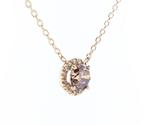 Ketting met hanger - 14 karaat Geel goud - 1.16ct. tw.