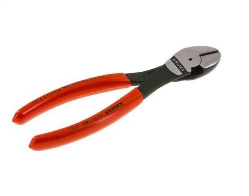 Knipex Krachtzijkniptang 180mm Kunststof Handgrepen, Doe-het-zelf en Bouw, Gereedschap | Handgereedschap, Verzenden