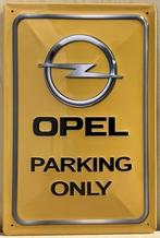 Opel parking only reclamebord, Verzamelen, Merken en Reclamevoorwerpen, Nieuw