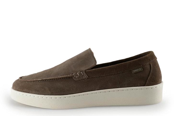 Manfield Instappers in maat 43 Bruin | 5% korting, Kleding | Heren, Schoenen, Bruin, Zo goed als nieuw, Overige typen, Verzenden