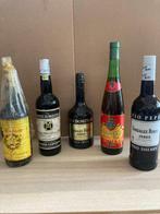 Mixed lot incl: Pedro Domecq Carlos I, Ortega Marín,, Verzamelen, Wijnen, Nieuw