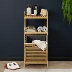 Panier à linge bambou premium - 30 x 40 x 95 cm | 25 l, Maison & Meubles, Verzenden, Neuf