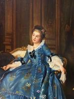 Grand Henri Levasseur (XX) - Lady in a Blue Gown