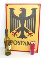 Emailleschild postkantoor Duitsland - Emaille bord - Staal,, Antiek en Kunst