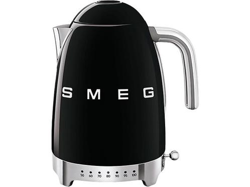 SMEG -  Variable Waterkoker 50s Style  - Zwart, Elektronische apparatuur, Waterkokers, Nieuw, 1 tot 2 liter, Verzenden