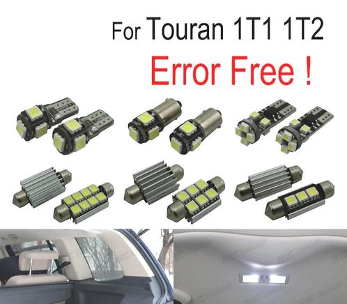 Kit 14 Ampoules Led Intérieur Pour Volkswagen Vw Touran 1T1, Auto-onderdelen, Verlichting, Verzenden