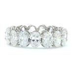 Bague Platine - 7.27ct. tw. Diamant (Cultivé en laboratoire)