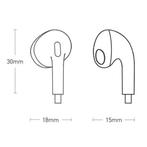 C17 Oordopjes met Microfoon - USB-C Oortjes Volumebeheer, Verzenden, Nieuw