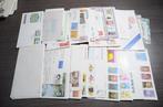 Wereld - Doos vol met 100-den FDCs en Covers van diverse, Postzegels en Munten, Gestempeld
