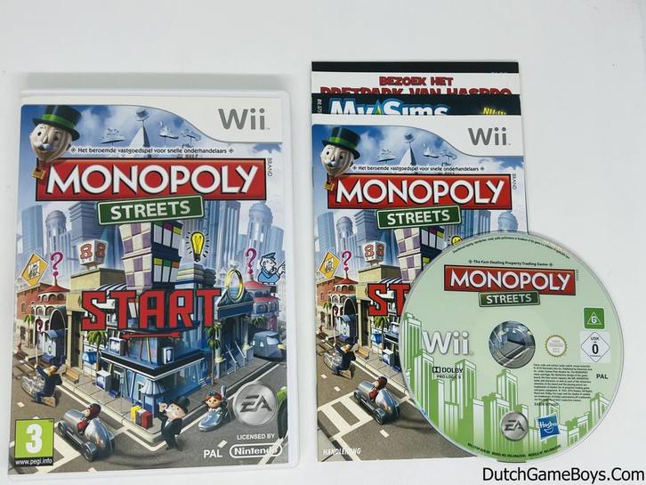 Nintendo Wii - Monopoly Streets - HOL, Games en Spelcomputers, Games | Nintendo Wii, Gebruikt, Verzenden