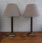 Master-Ligcht - Tafellamp (2) - Bewerkt metaal - Twee, Antiek en Kunst