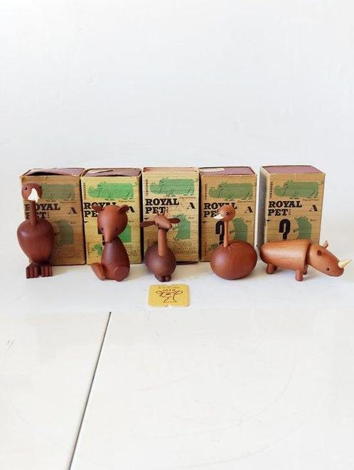 Hout - Beschrijving Senshukai Koninklijk huisdier Vintage, Antiek en Kunst, Antiek | Overige Antiek