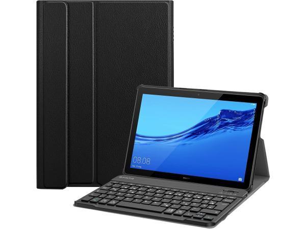 Veiling - FINTIE  QWERTZ toetsenbord hoes (Huawei MediaPad), Computers en Software, Tablet-hoezen