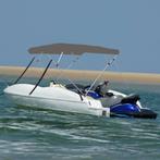 vidaXL Biminitop 4 bogen 243x210x137 cm grijs, Watersport en Boten, Verzenden, Nieuw
