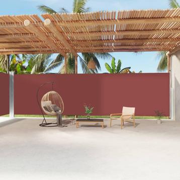 vidaXL Windscherm uittrekbaar 220x1200 cm bruin, Verzenden