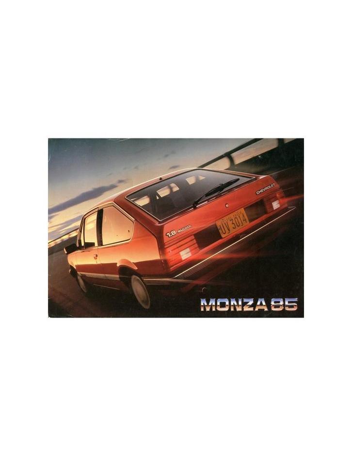 1985 CHEVROLET MONZA 85 LEAFLET BRAZILIAANS, Boeken, Auto's | Folders en Tijdschriften