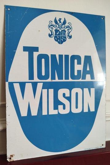 Reclamebord - TÓNICA WILSON - Metaal