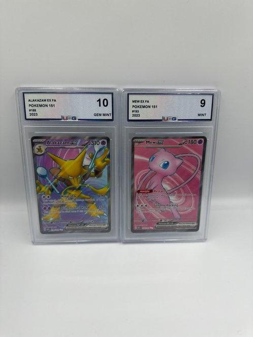 POKEMON 151 - Pokémon - Graded Card Alakazam EX Full Art + Alakazam EX Holo  - UCG 9 - FROM THE NEWEST SET - 2023 - Catawiki