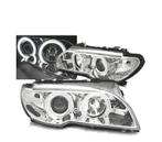 PHARES POUR BMW E46 COUPÉ CABRIO 03-06 ANGEL EYES CCFL CHROM, Verzenden