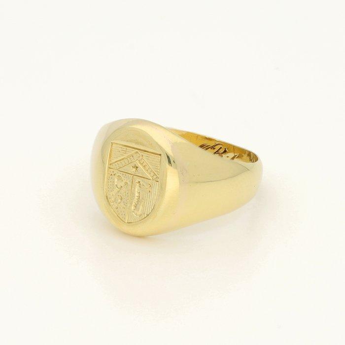 Ring - 18 karaat Geel goud, Handtassen en Accessoires, Ringen