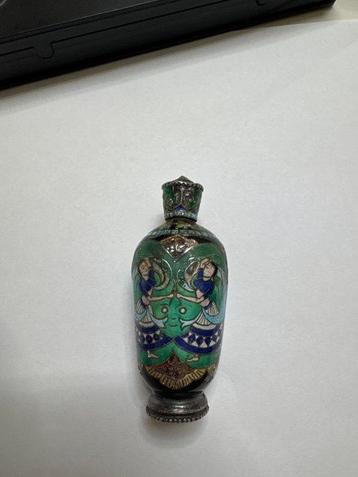 Zilveren tabakspijp houder - Zilver - Italië - Art Deco beschikbaar voor biedingen