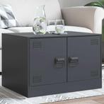 vidaXL Salontafel 67x50x44 cm staal antracietkleurig, Huis en Inrichting, Tafels | Salontafels, Verzenden, Nieuw