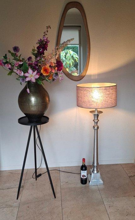 Kolom vloerlamp - Metaal gepolijst - 96 cm hoog . Zonder kap, Antiek en Kunst, Curiosa en Brocante
