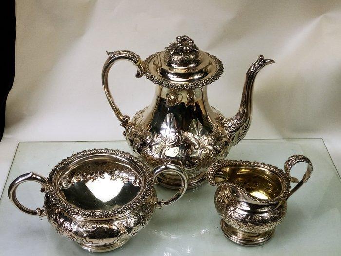 Hawksworth, Eyre & Co, Sheffield (reg. 1833) - Service à, Antiquités & Art, Antiquités | Argent & Or