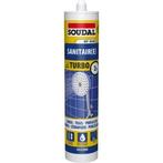 Soudal sanitaire silicone turbo wit - emaille, tegels en, Nieuw