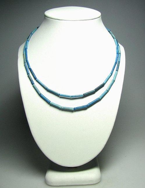 Oude Egypte, Nieuwe rijk Faience Dromerige twee Egyptische, Verzamelen, Mineralen en Fossielen