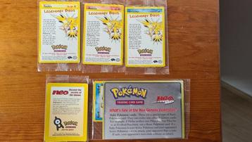Pokémon - 5 Verzegelde kaart - WOTC beschikbaar voor biedingen