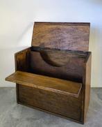 Rek - Mahonie - Klep / Lade kabinet, handgemaakt met enkel